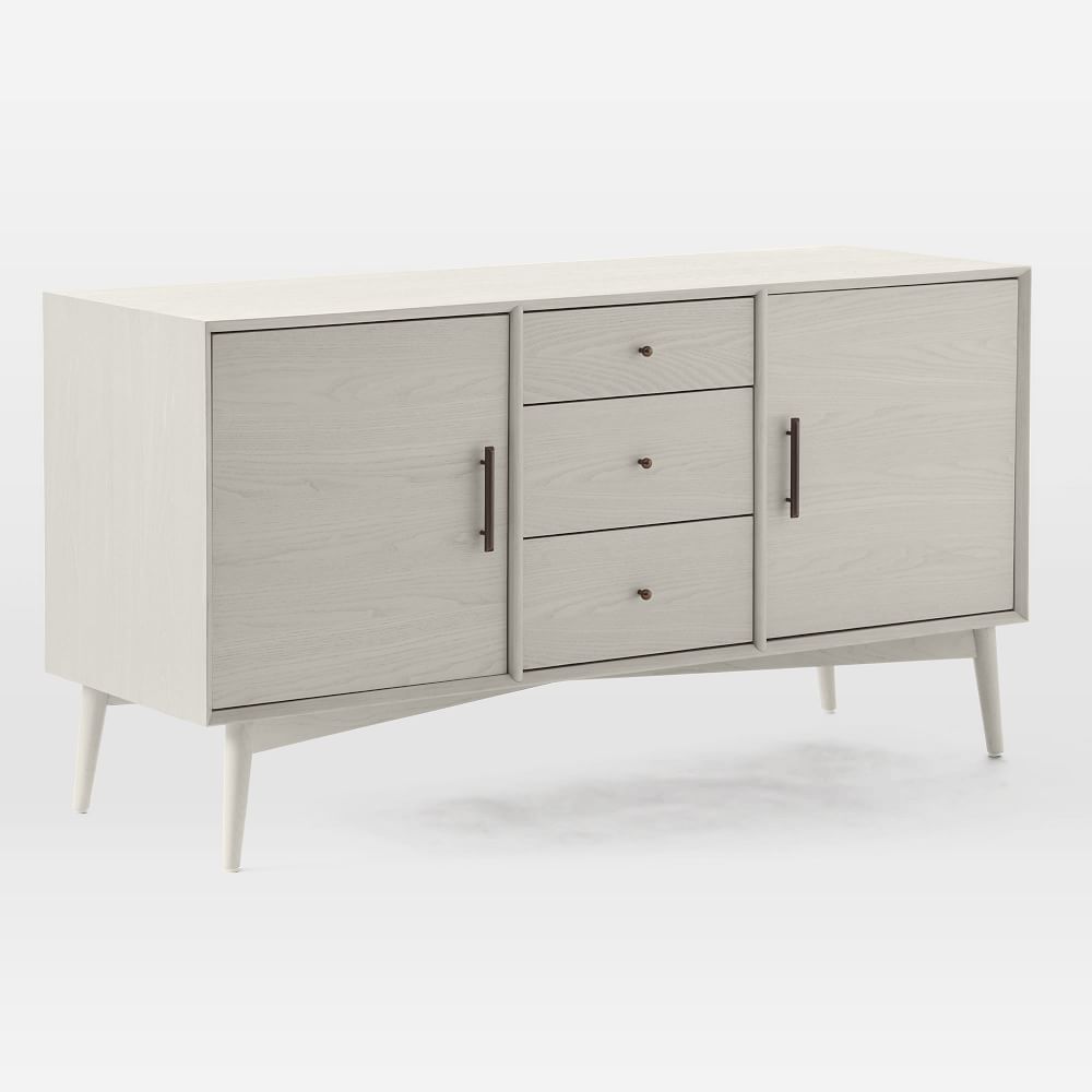 White mid on sale century sideboard